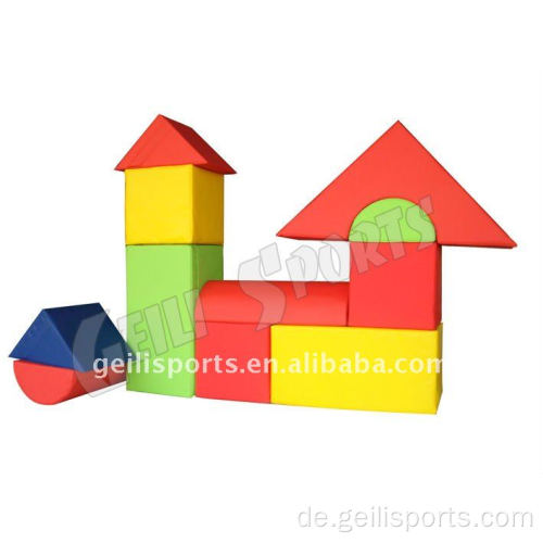 Bunte PVC- und Schwamm weiche leichte Kinder drehen leichte Schaumstoffkletterspielsets Sets